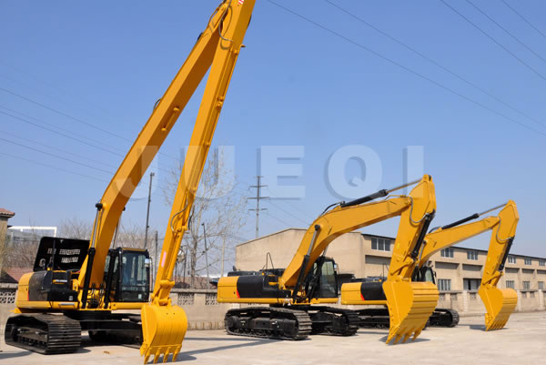 Extended Arm Excavator Bucket